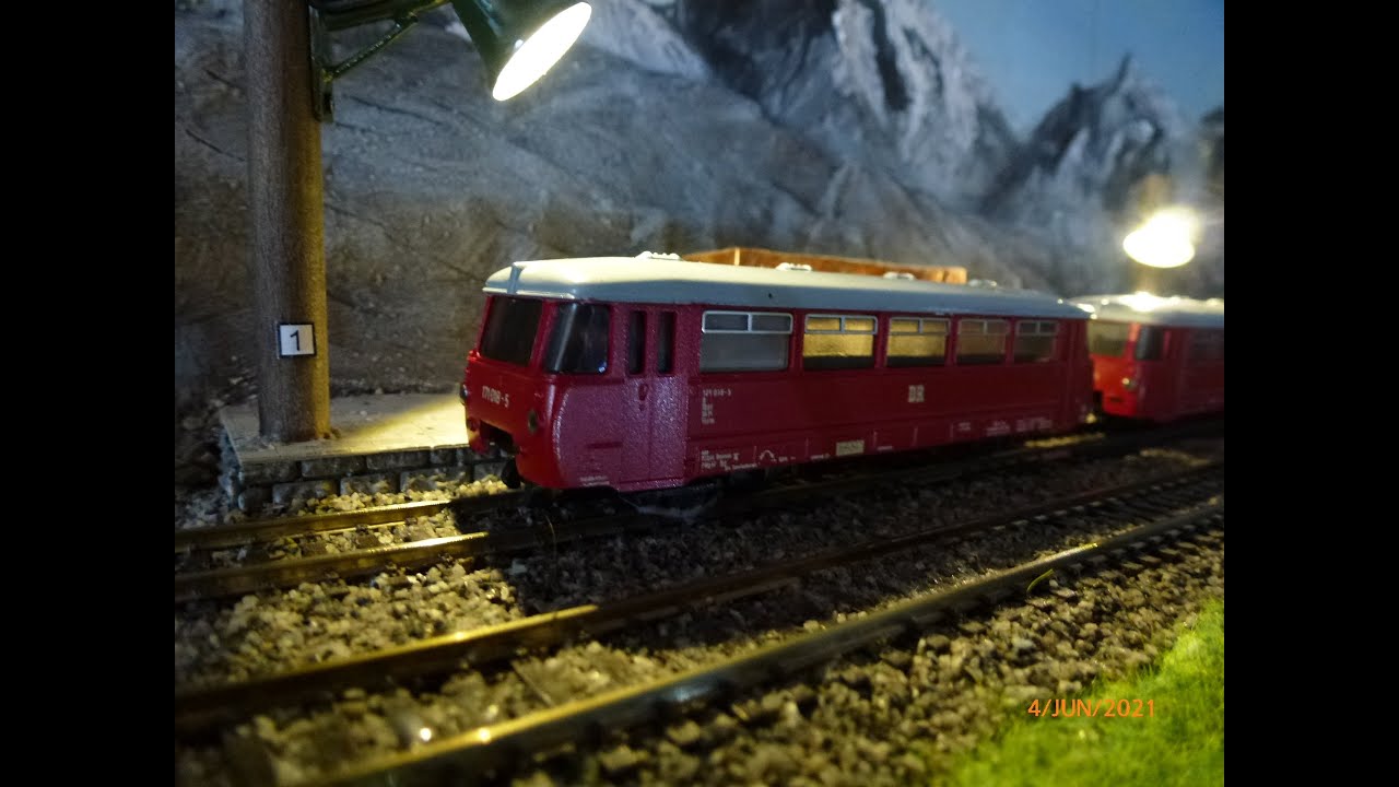 Modellbahn TT Wechsel Fahrgestell VT171 Ferkeltaxe PMT