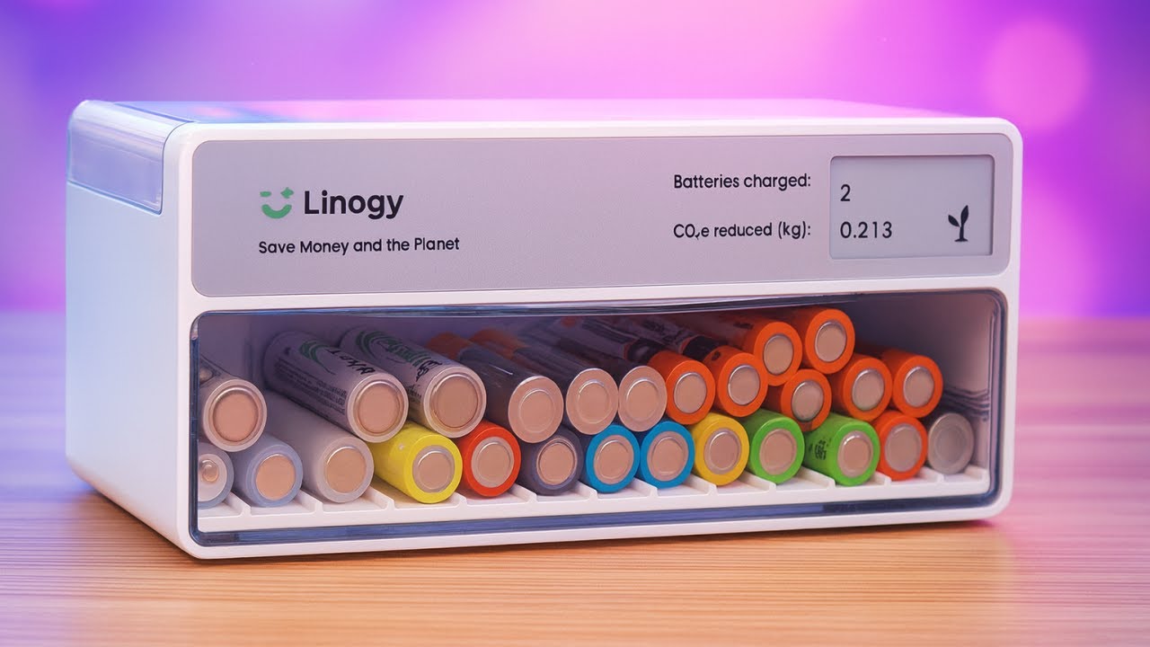 Linogy Game-Changer 3600mWh Lithium AA | 3-Hour Fast Charge & 1200-Cycle Lifespan