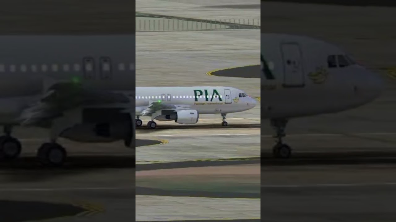 Pakistan international airlines takeoff 🛫#pia_flight #takeoff#fyp @pakistaninternationalairline