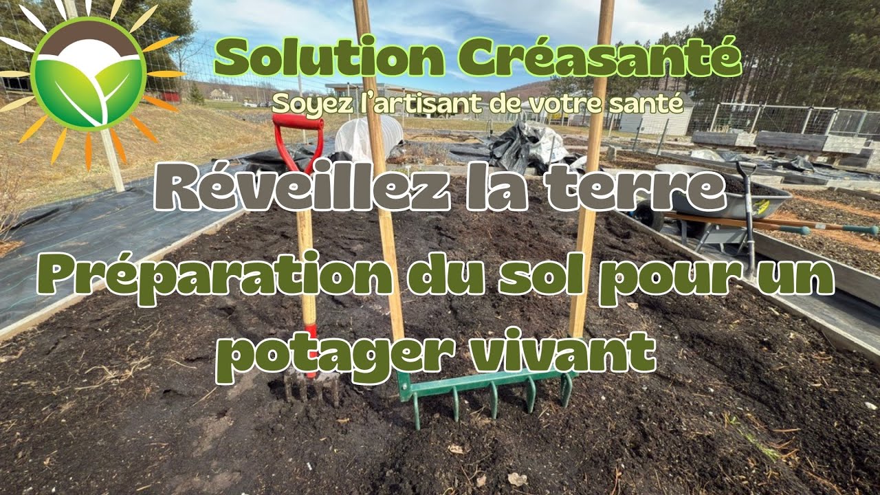 🌱 Réveiller la terre – La préparation du sol pour un potager vivant 🌱