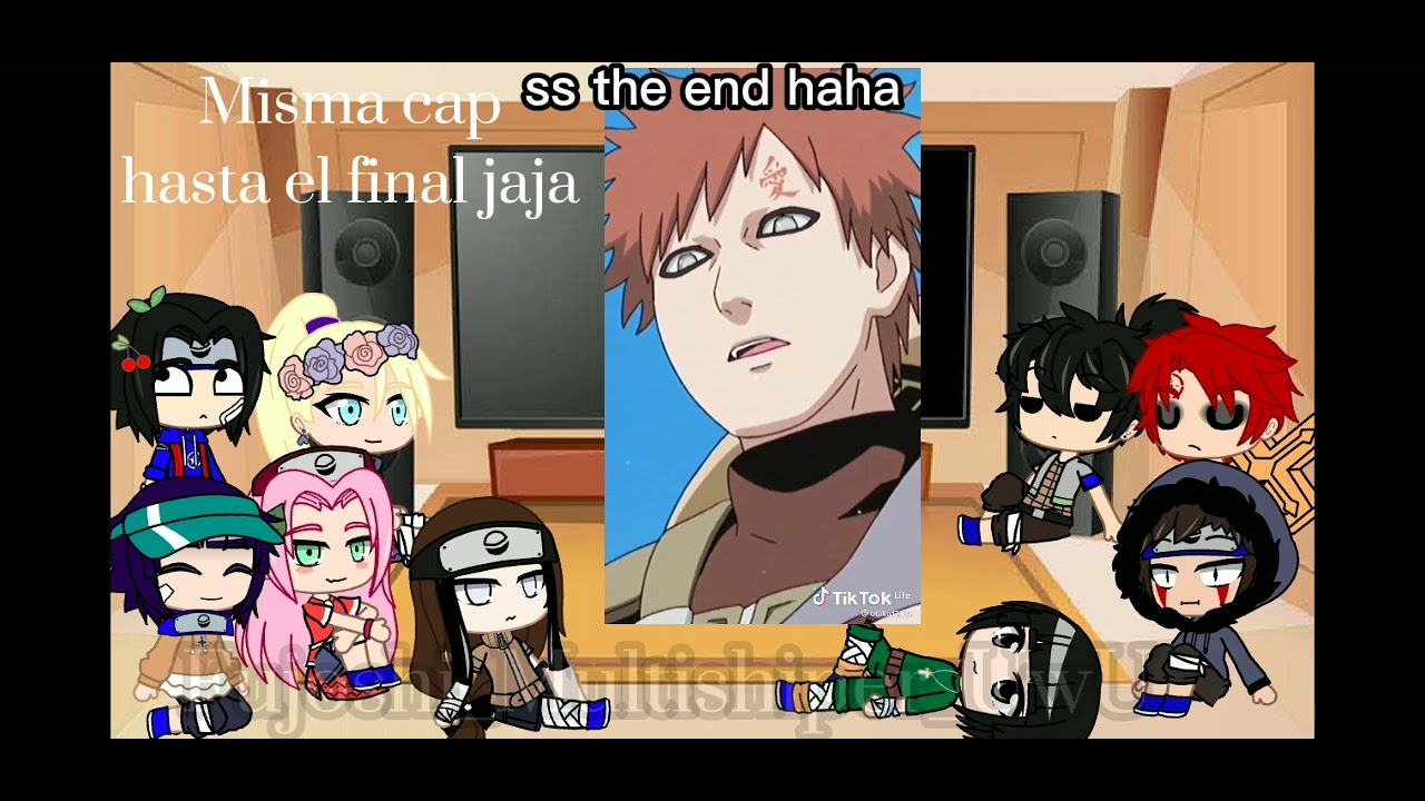 Naruto's friends reac to/Los amigos de Naruto reaccionan a||Gaara||AU||Creditos en la descripcion :)