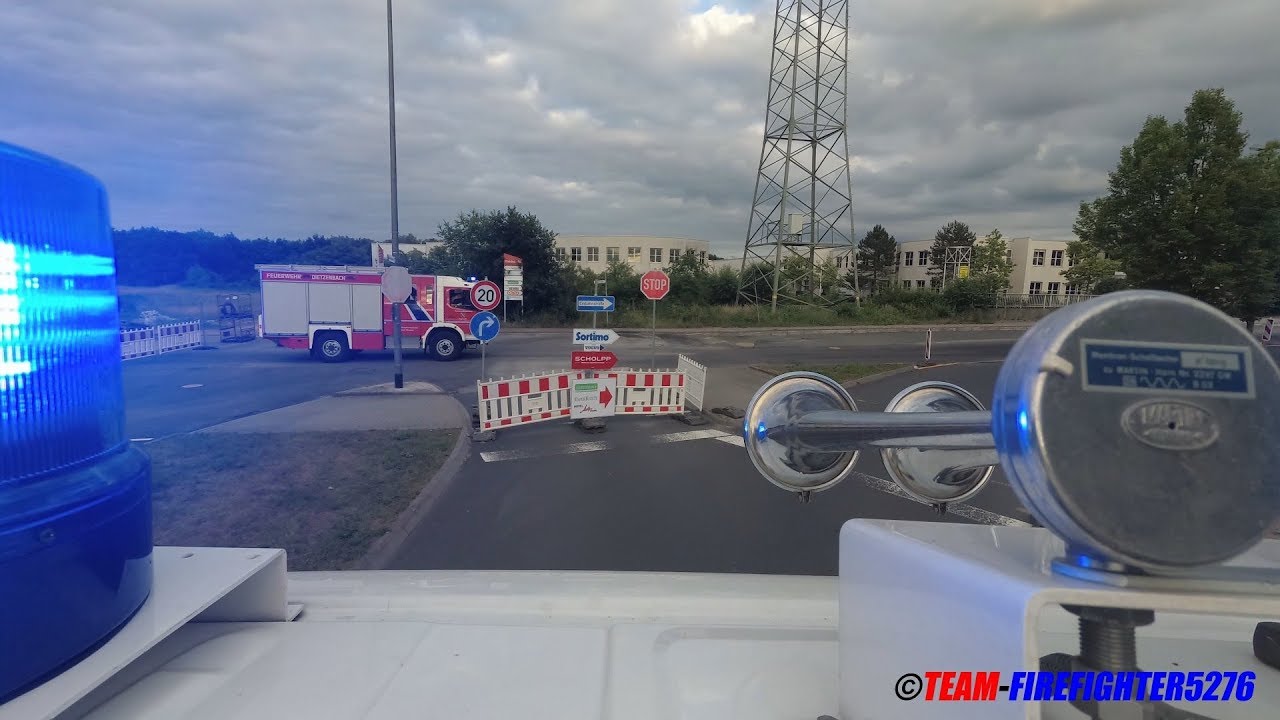 [Go Pro] Alarmfahrt TLF16/25 FF Dietzenbach zur Waldbrandübung