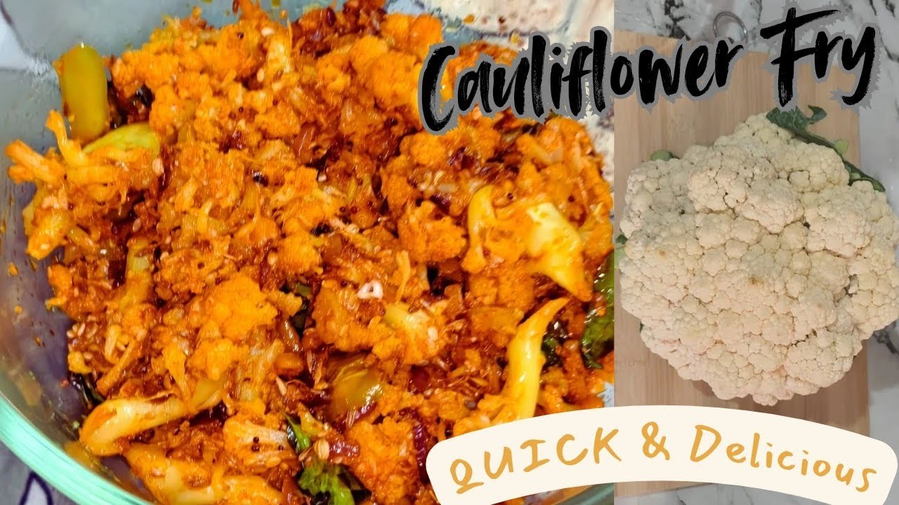 Cauliflower Fry Recipe | Gobi Fry Recipe | Easy Cauliflower Recipe | Gobi Recipes | Tasty Veg Recipe