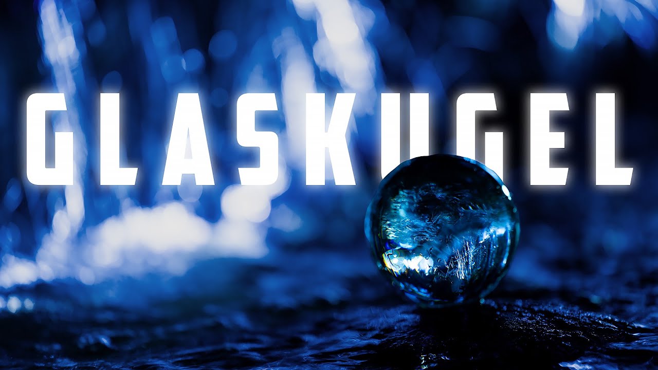 Glaskugel mit Wasser fotografieren