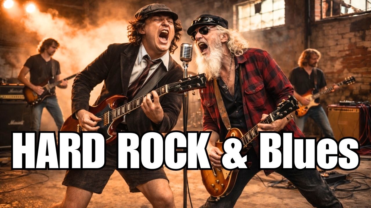 Black Label World – Rebel Blood Rock – AC/DC-Inspired Hard Rock & Blues Mix  – Classic Rock Archive