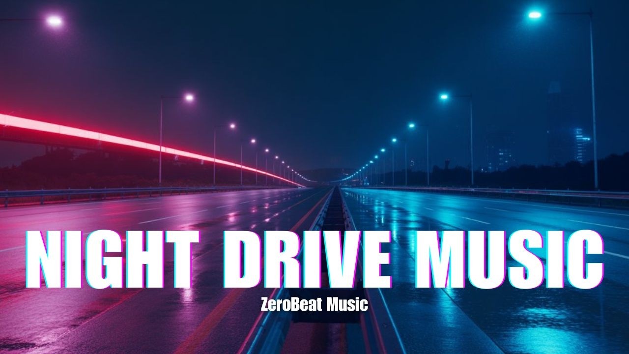 Driving at Night 🌙 Calm Chill Music for Focus