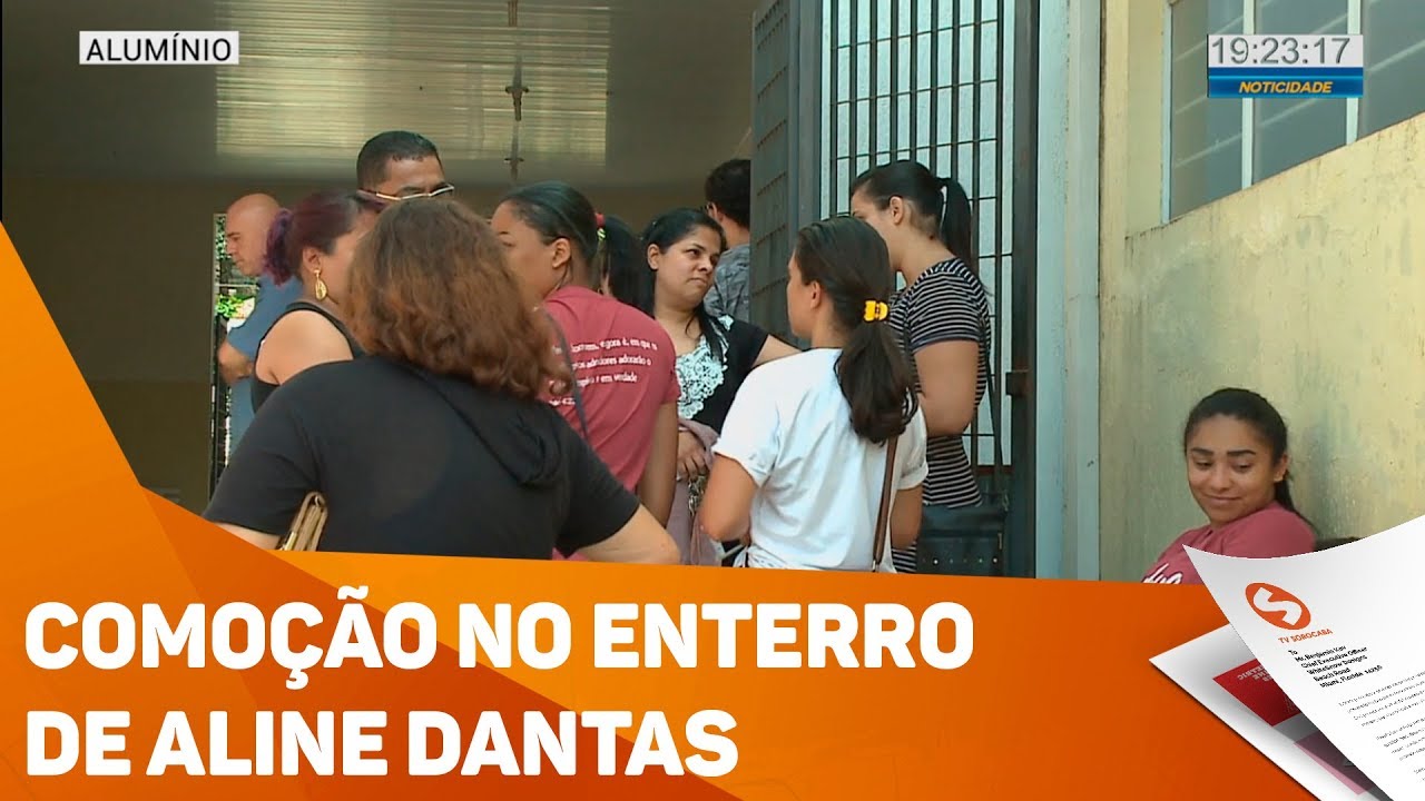 Comoção no enterro de Aline Dantas - TV SOROCABA/SBT