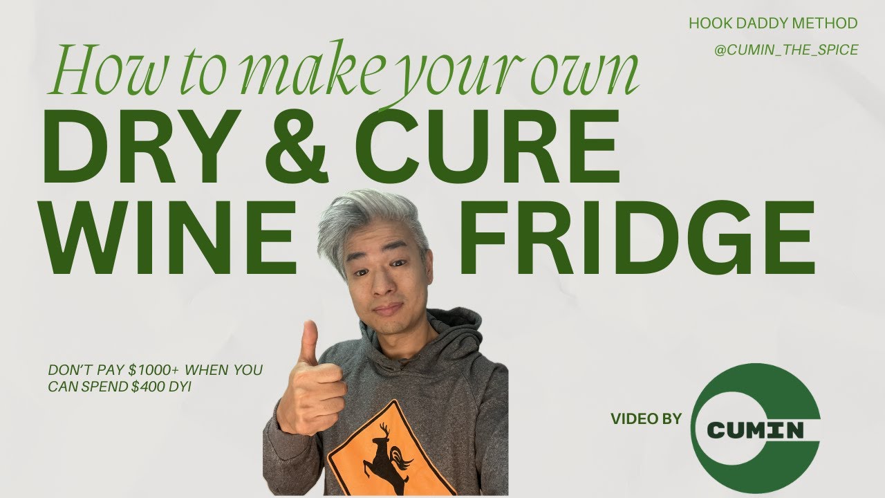 How to make your own DYI Dry and Cure Wine Fridge with cumin