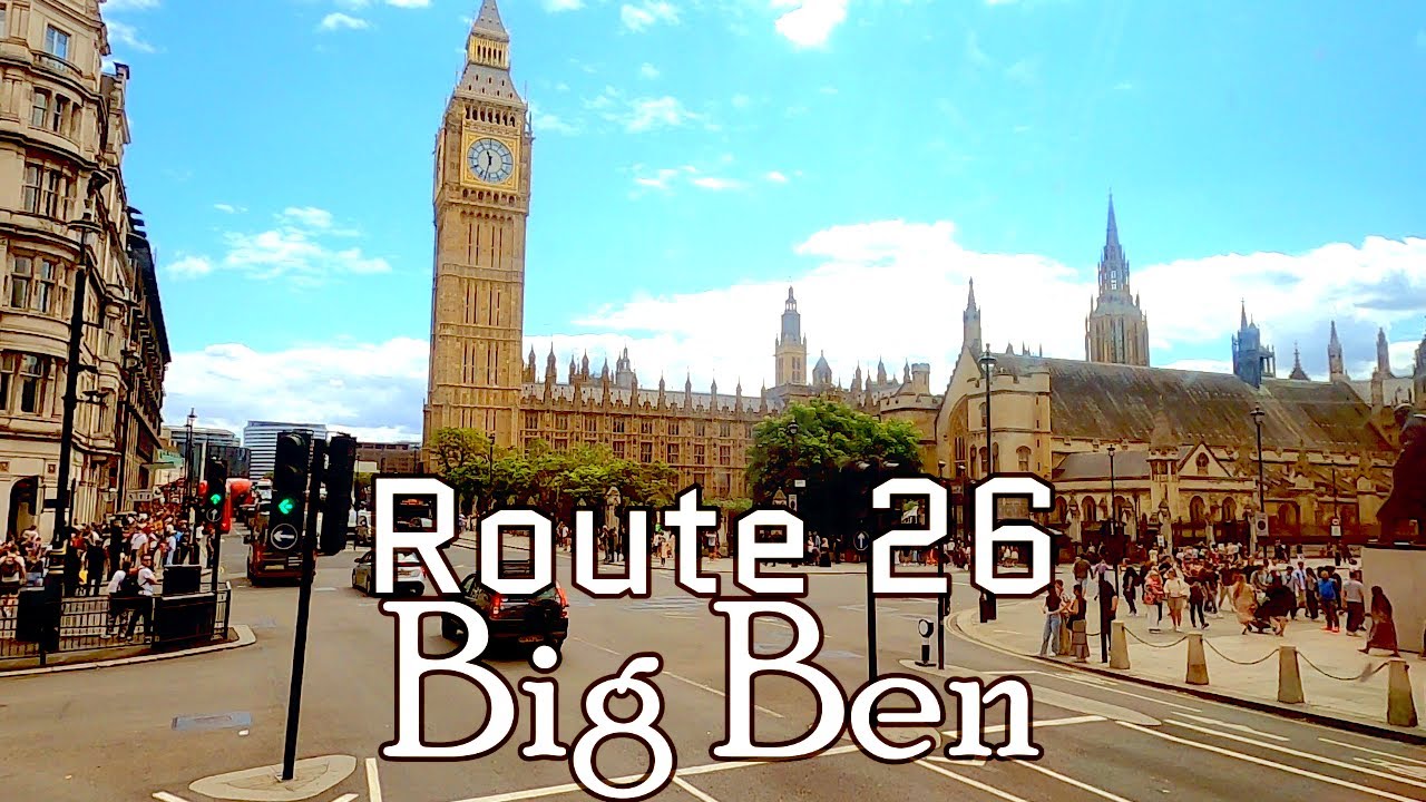 🚌 London Route 26 | Bus tour | Westminster - St. Paul Cathedral | London, United Kingdom