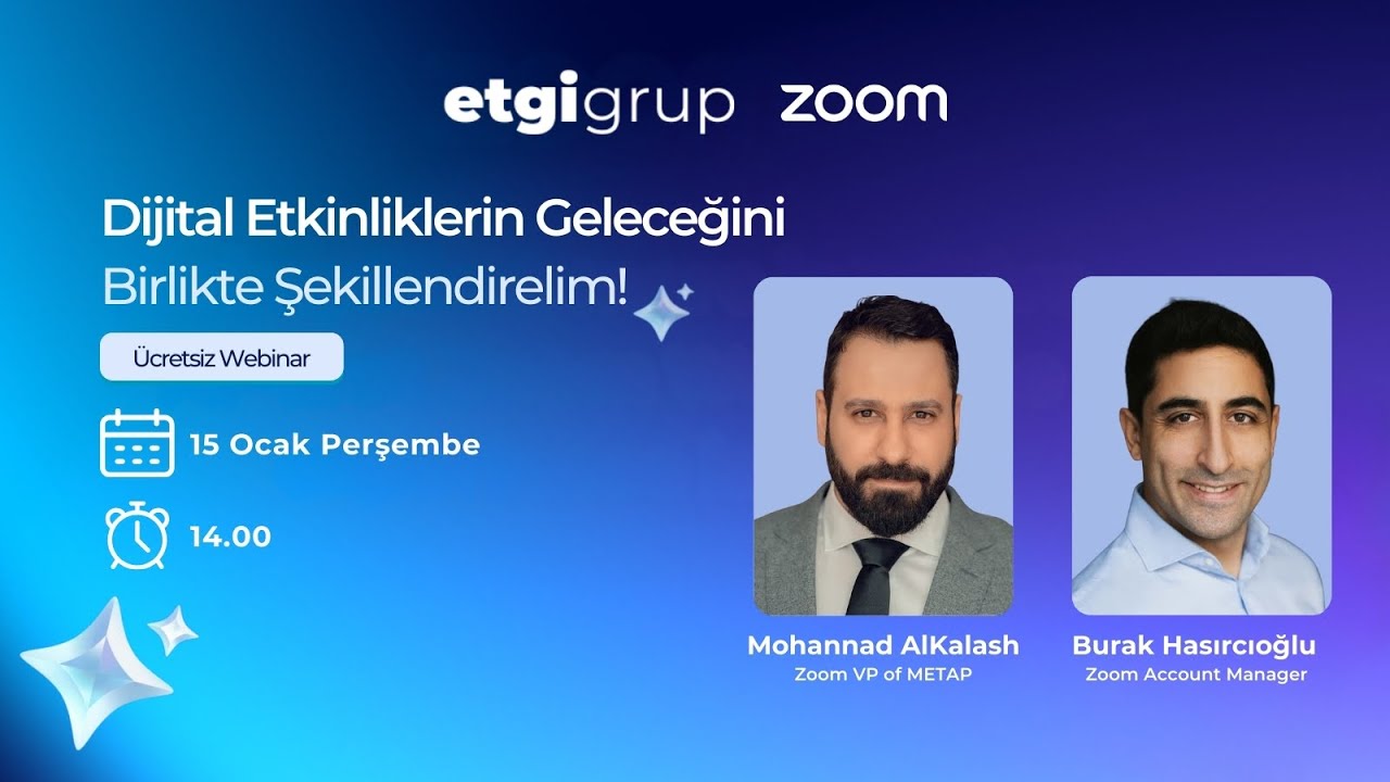 Dijital Etkinliklerin Geleceğini Birlikte Şekillendirelim!
