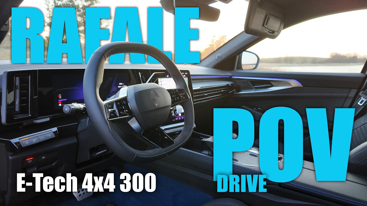 RENAULT RAFALE Esprit Alpine E-tech 4x4 300. POV Drive
