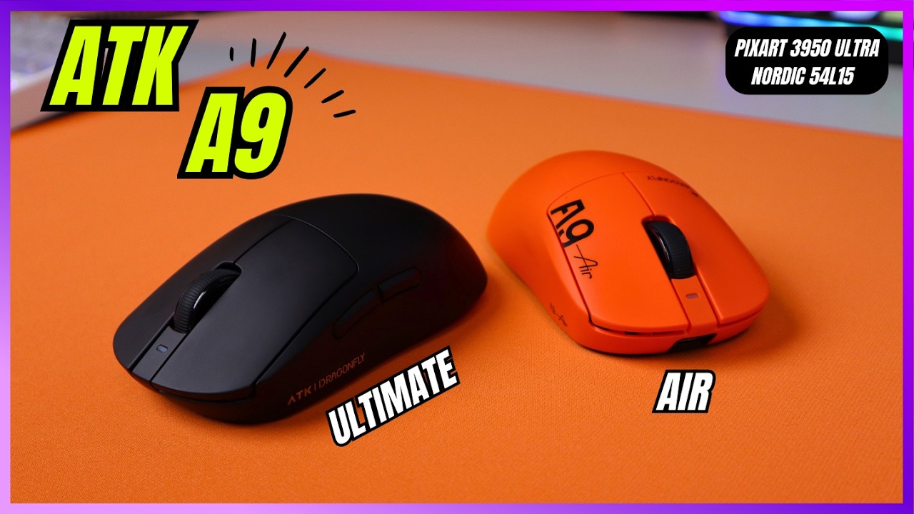 İşte Şimdi Tam Olmuş ✅ | En İyi Superlight 2 Klonu ?? | ATK A9 AIR ve A9 Ultimate Mouse İncelemesi