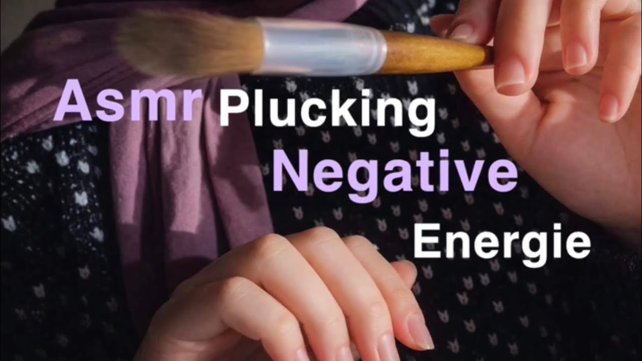 Asmr plucking negative energie (calm Rain Sounds very relaxing😍)ازمر نزع الطاقة السلبية #asmr 