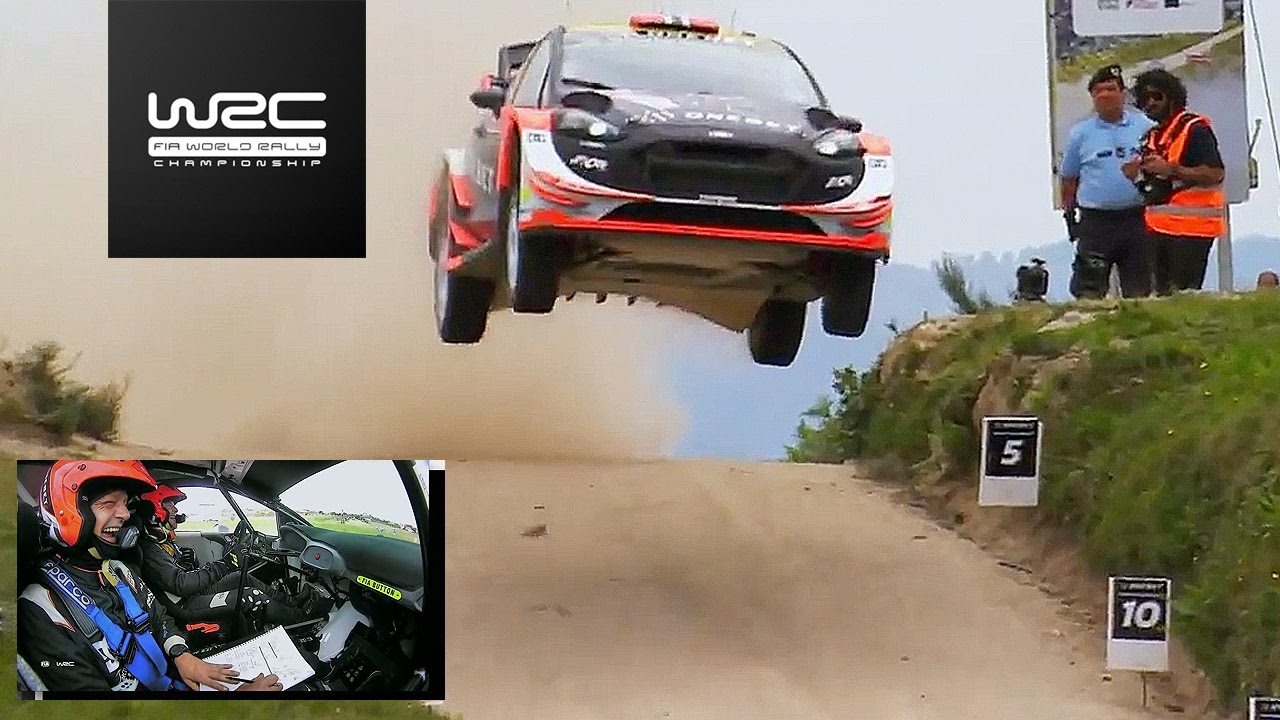 WRC - Vodafone Rally de Portugal 2017: Mads &Oslash;stberg&acute;s jump @ Fafe