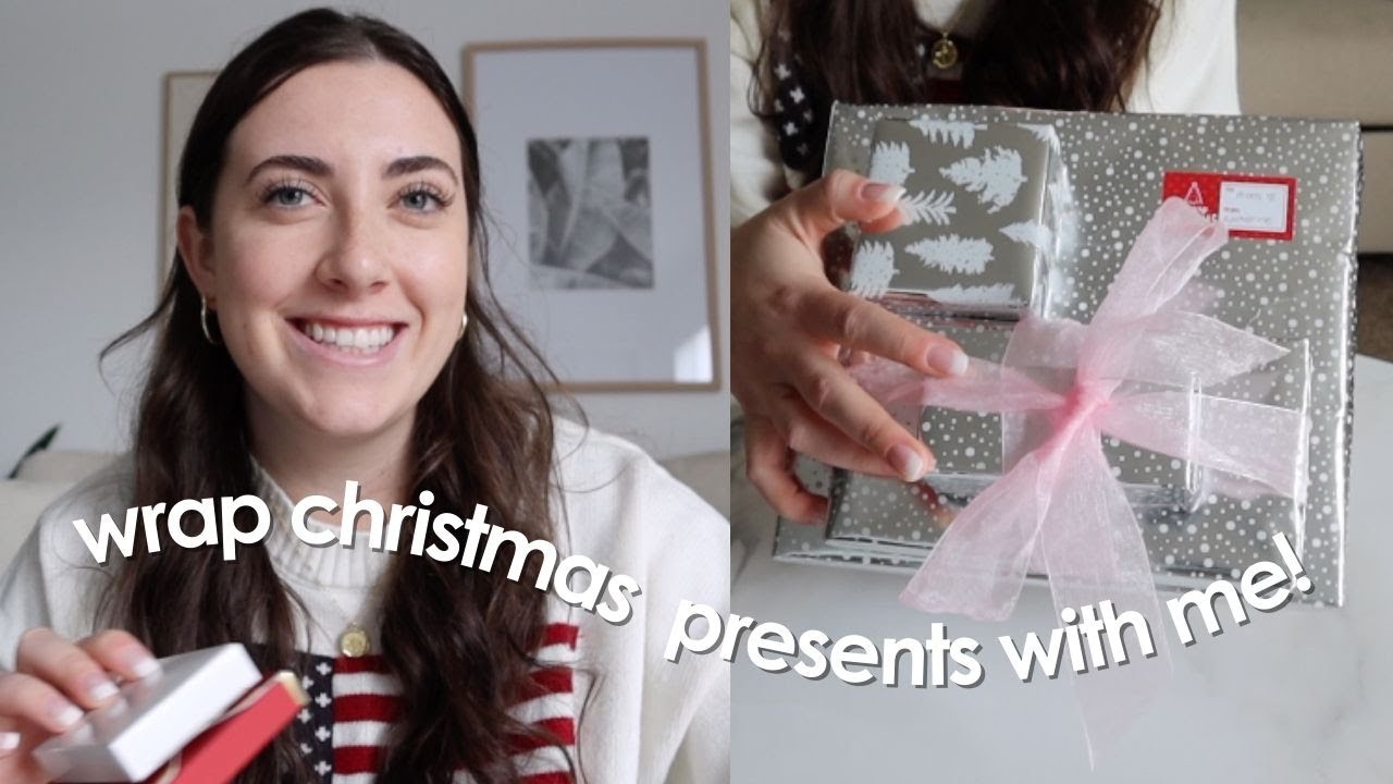 WRAP PRESENTS WITH ME!🎄🎁 what I'm giving for Christmas 2024