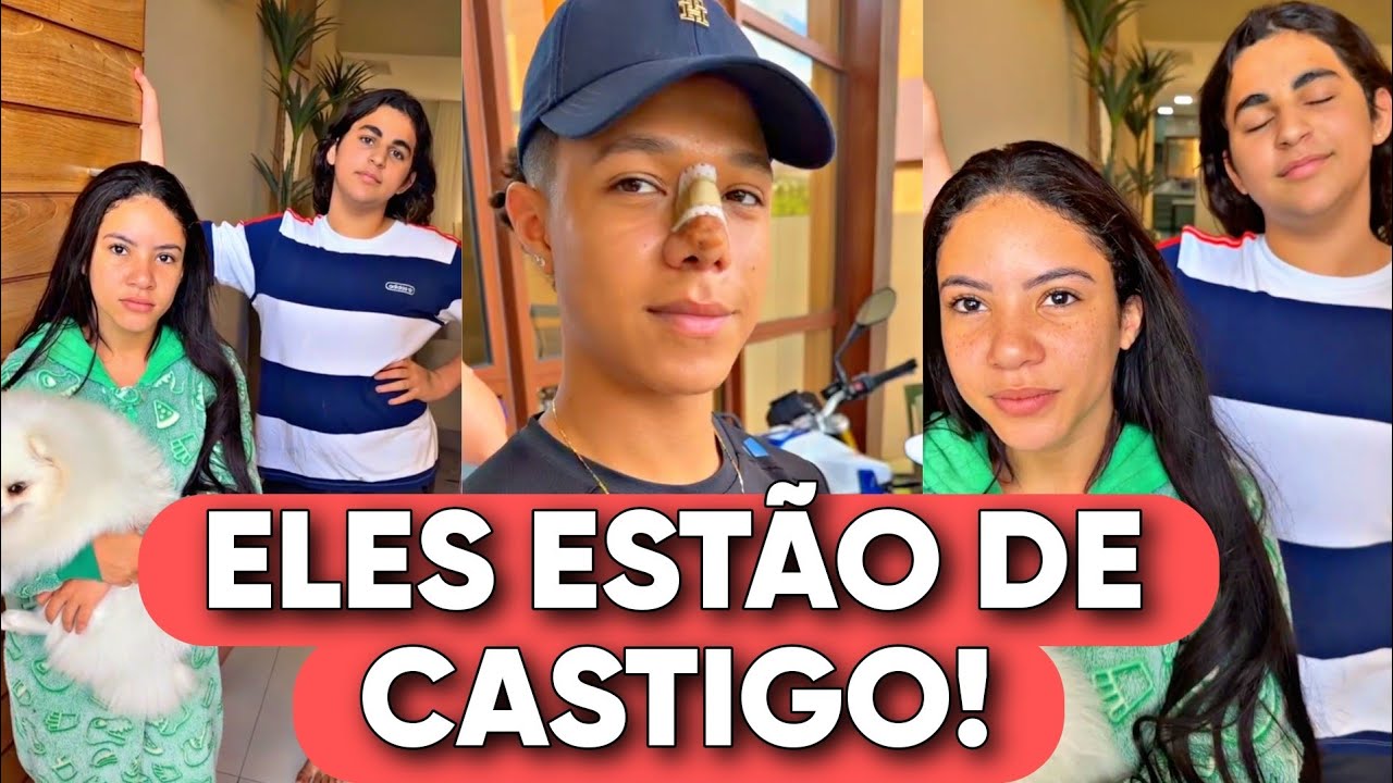 EITA! ANDYN E DANYNHA E O THÉ ESTÃO DE CASTIGO E FICARAM FORA DA PRAIA 👀🫢