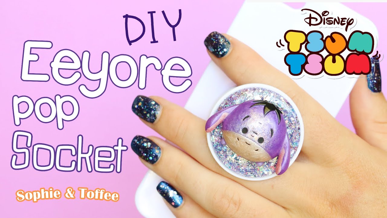 Tsum Tsum Eeyore Pop Socket│Sophie & Toffee Disney Subscription Box Tutorial