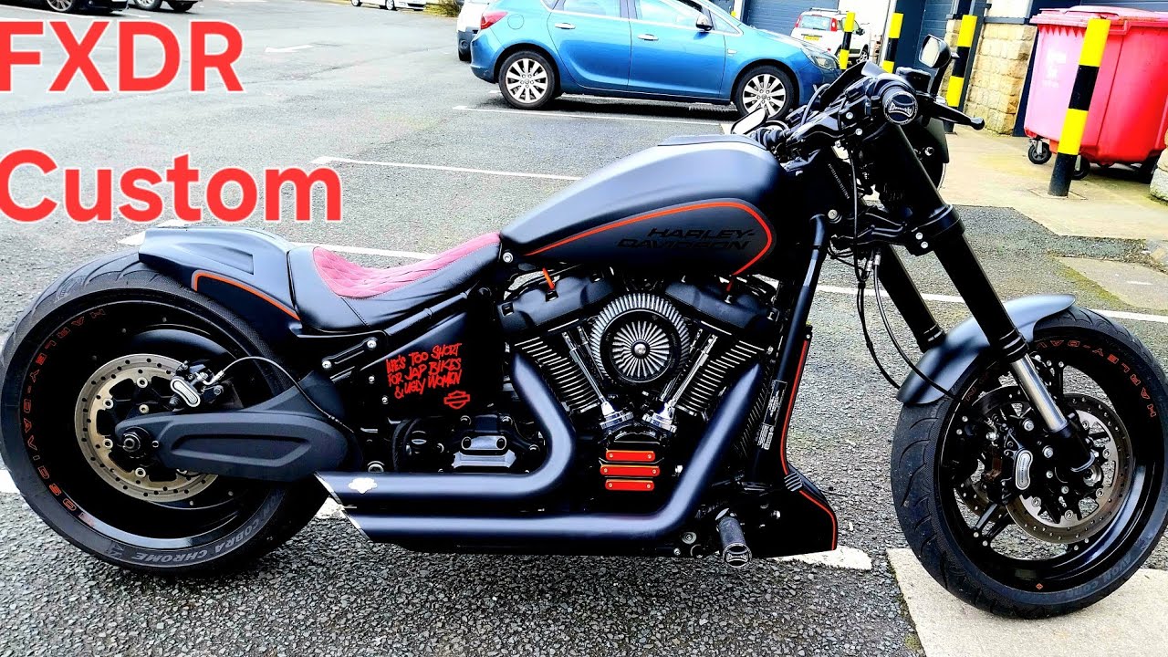 I Ride This Very Fast Harley-Davidson FXDR Custom