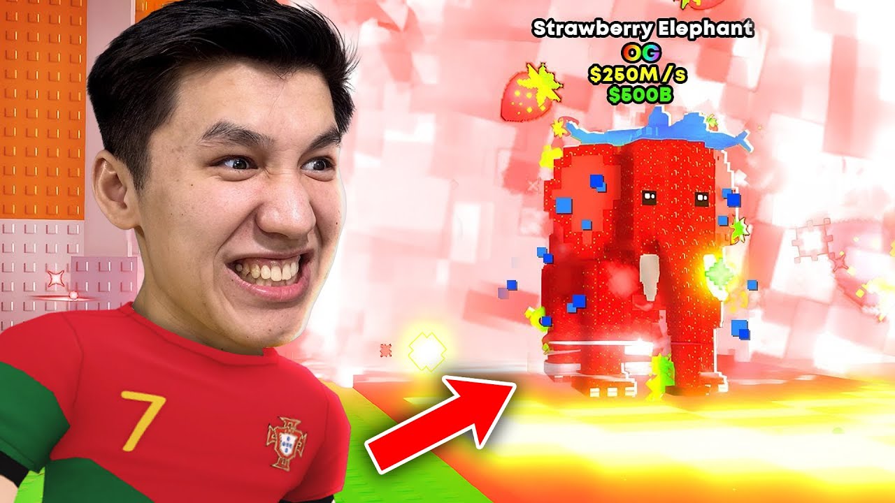 Менде Енді STRAWBERRY ELEPHANT Бар! Укради Брейнрот Роблокс