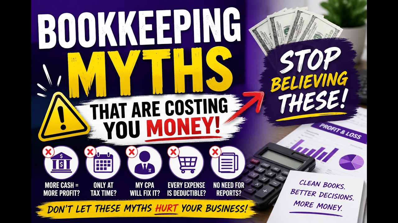 Bookkeeping Myths That Are Costing You Money