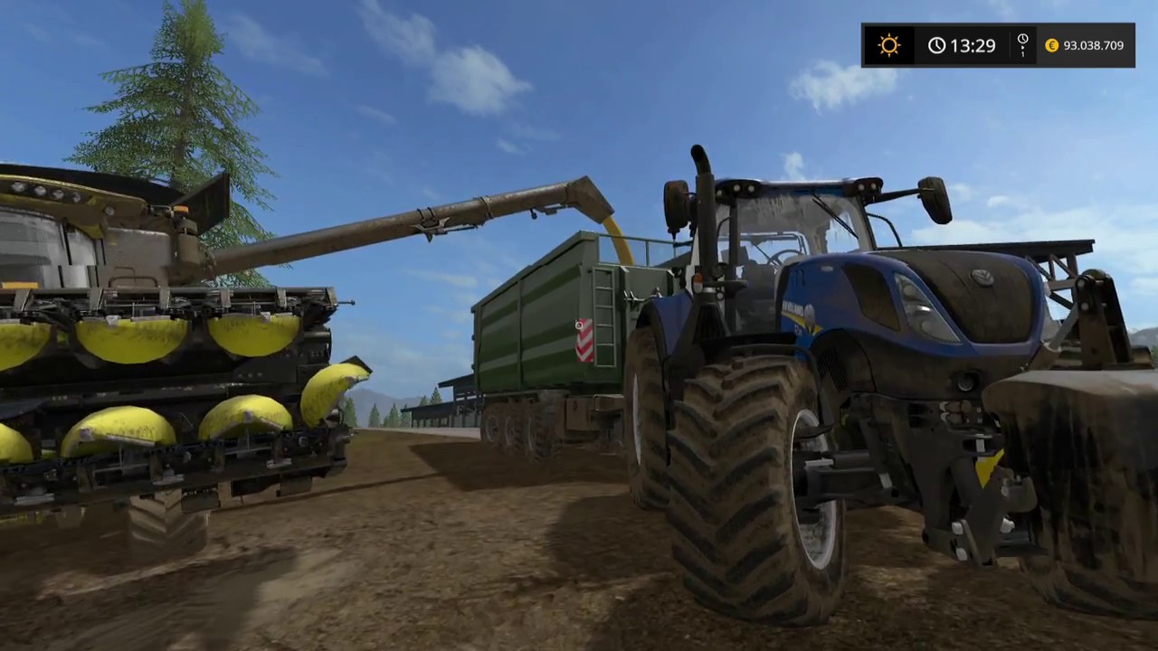 Let's Play Farming Simulator 2017 | Goldcrest Valley | harvesting corn | Episode 25
