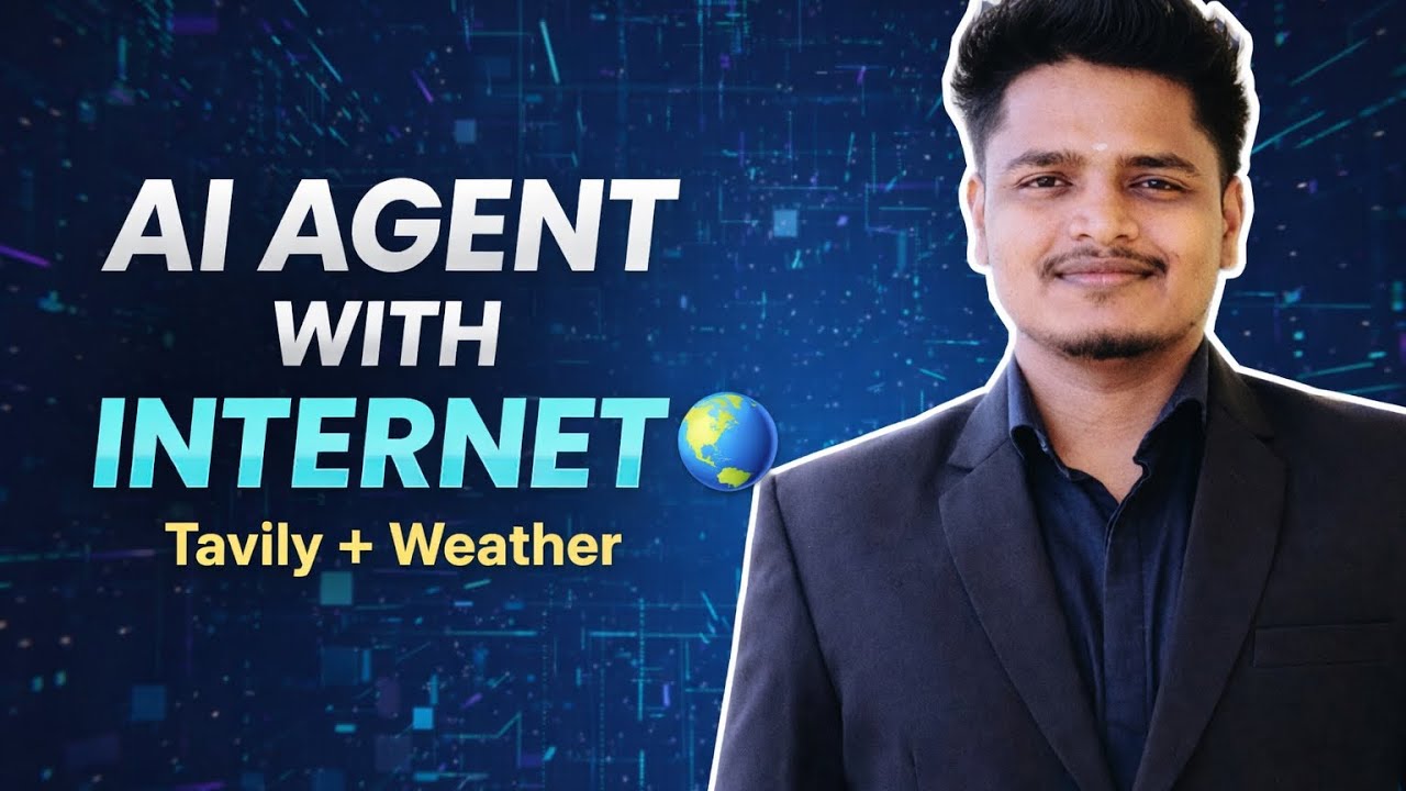 Build AI Agents with Internet Search & Weather | LangChain + Tavily