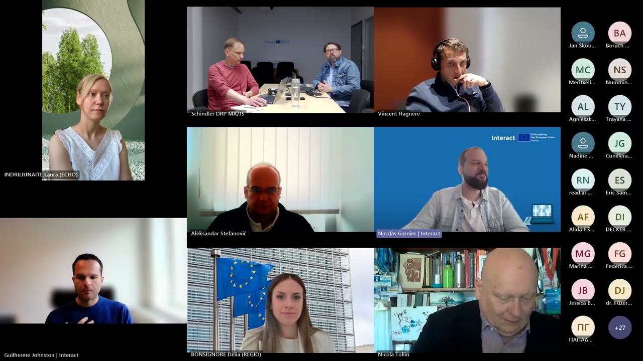 Interreg for a Greener Europe webinar series | Disaster risk management