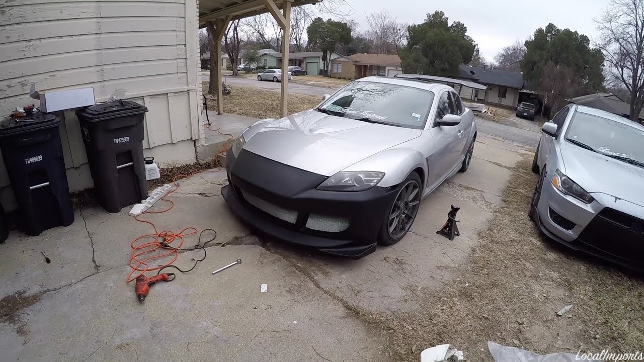Installing a New Rx-8 Bumper