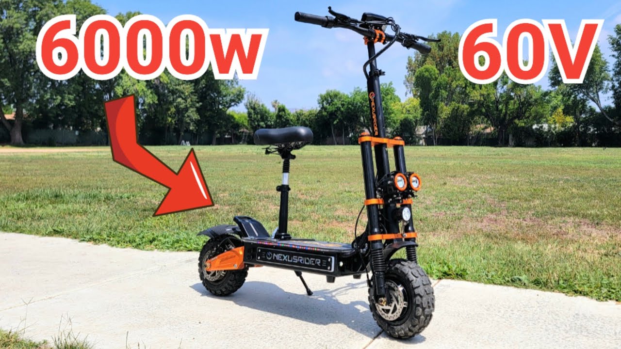 Scary Fast! NexusRider 6000W Electric Scooter