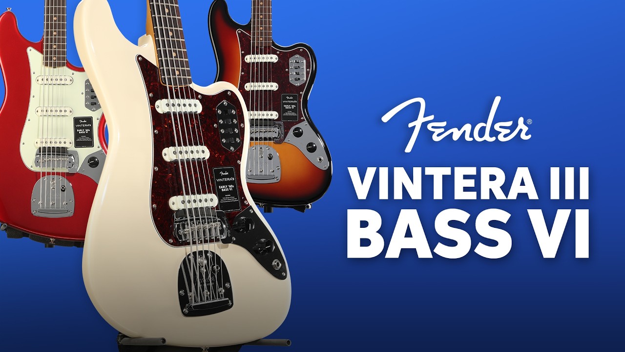 Fender Vintera III Bass VI Demo