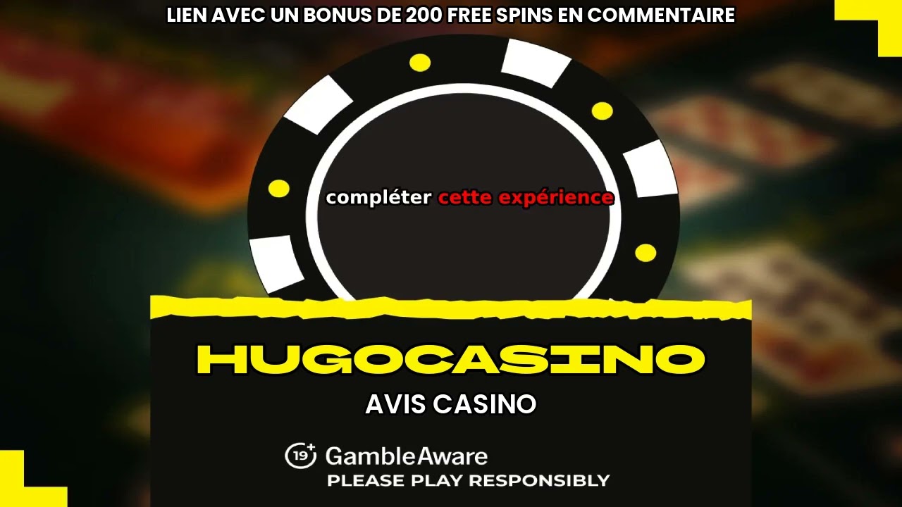 HUGOCASINO CASINO AVIS 2025 &ndash; RETRAITS, BONUS, CONDITIONS & CODE PROMO
