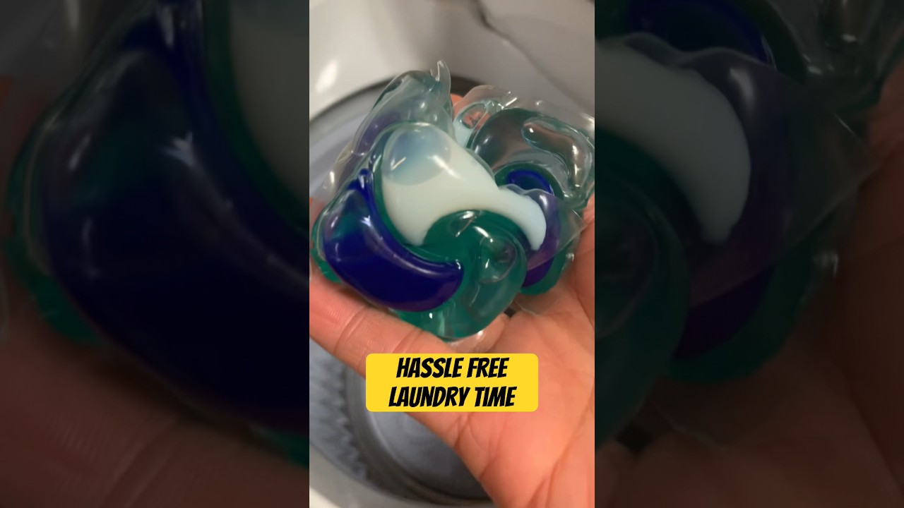 Ariel laundry gel like soap, very clean and easy to use. #ideas #shortvideo #laundry #cleaning