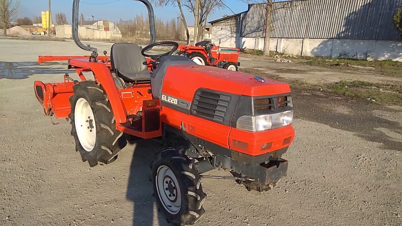 Минитрактор Kubota GL 220 DT 4WD контейнер