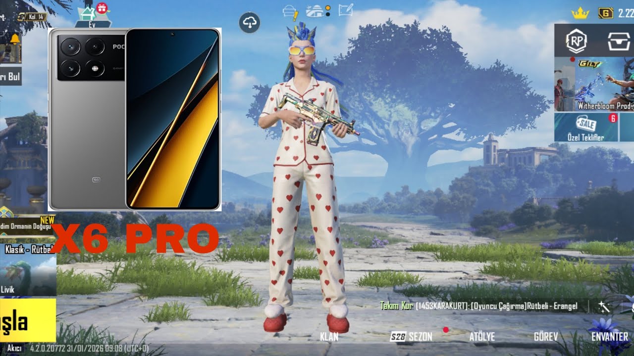 X6 PRO İLE PUBG OYNADIM!!