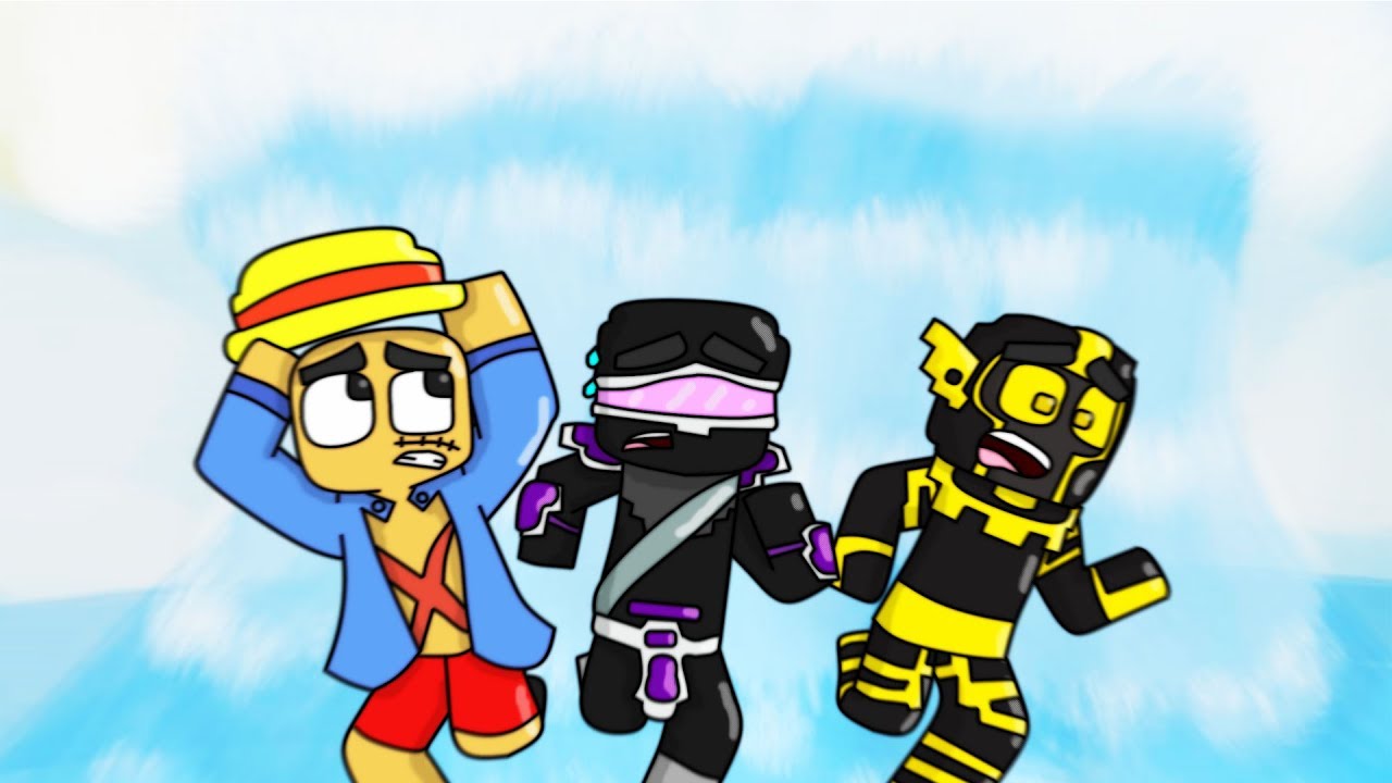 MINECRAFT: TRES TONTOS VS TSUNAMI EN EL DESIERTO