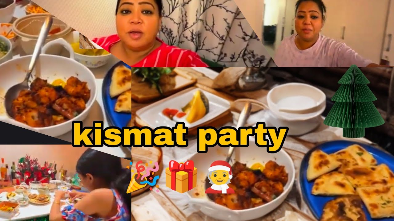 Christmas De dinner party 🎉🥳#blogging video #Bharati Singh #public support