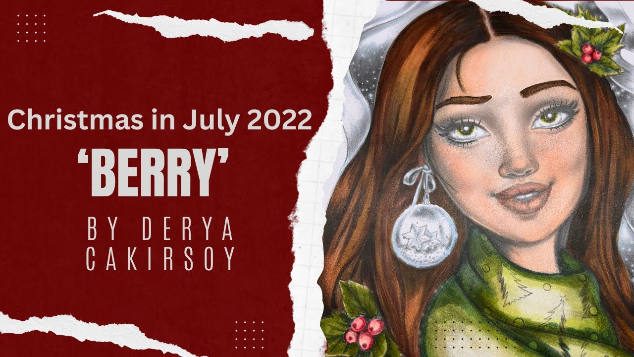 Christmas in July Ep 3 |  Working on 'Berry' by Derya Cakirsoy.