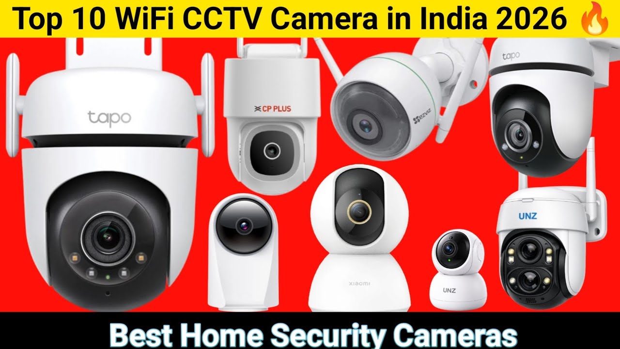 Top 10 WiFi CCTV Camera in India 2026 🔥 | Best Home Security Cameras | Full Buying Guide 