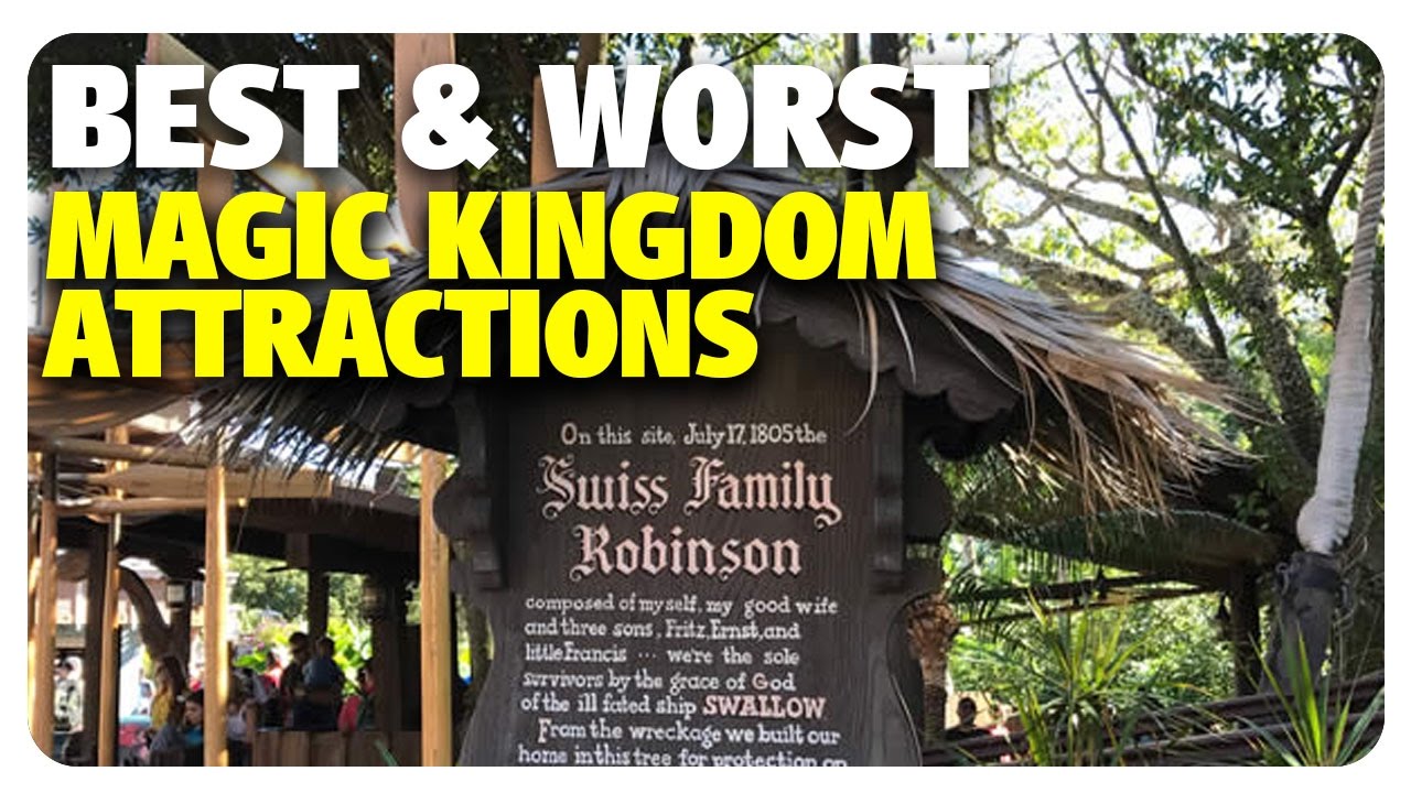 TOP 5 BEST & WORST Magic Kingdom Attractions | Best & Worst | 05/17/17