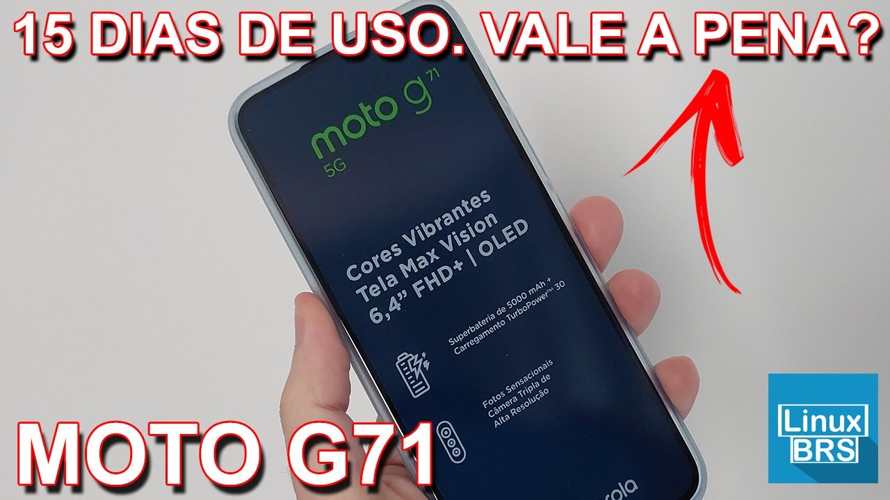 MOTOROLA MOTO G71 5G - 15 DIAS DE USO, MINHA OPINIÃO. VALE A PENA?