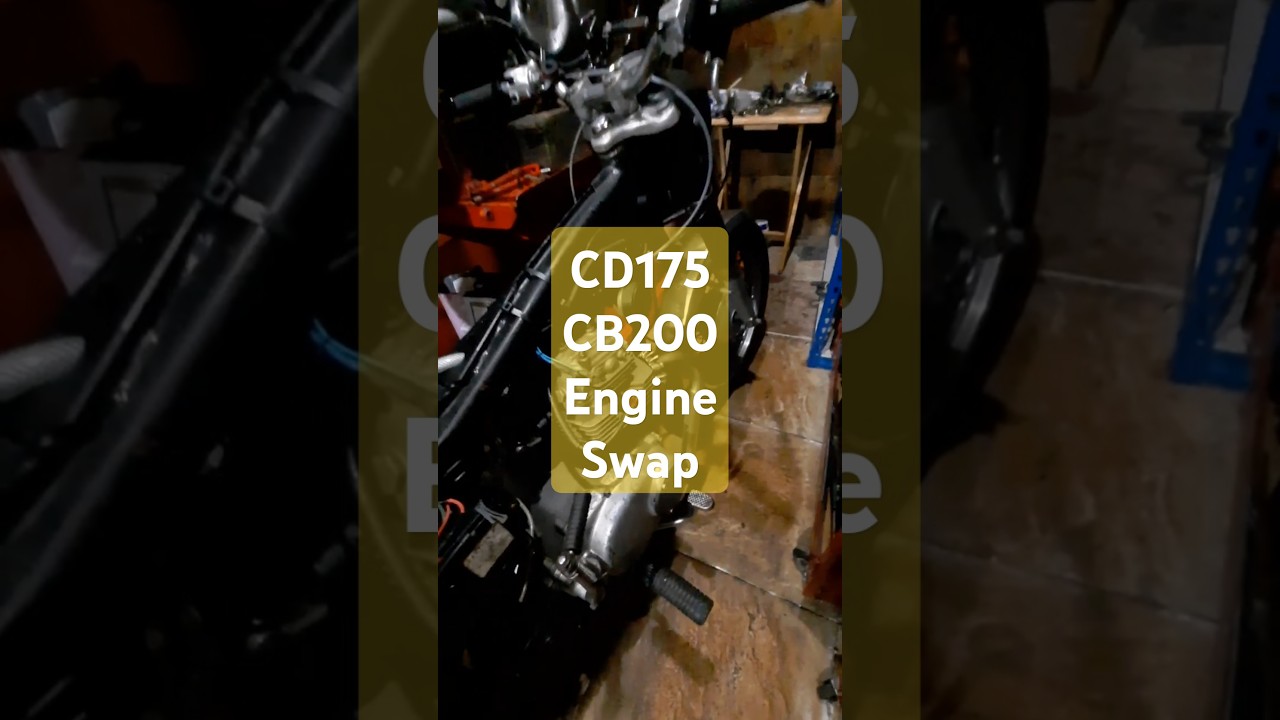 CD175 / CB200 Engine Swap Part 1 
