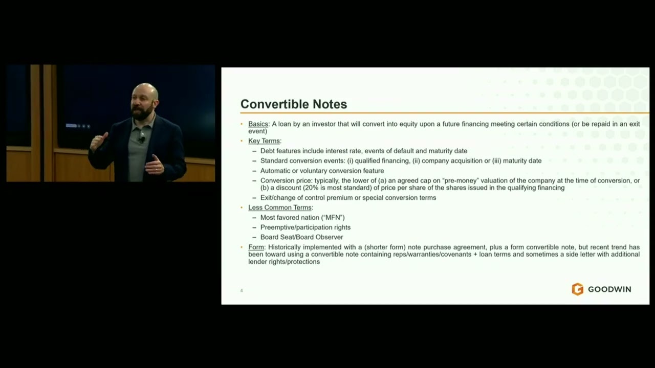 Rock Summer Fellows: The First Fundraise - Understanding Key Terms in Convertible Notes and SAFEs