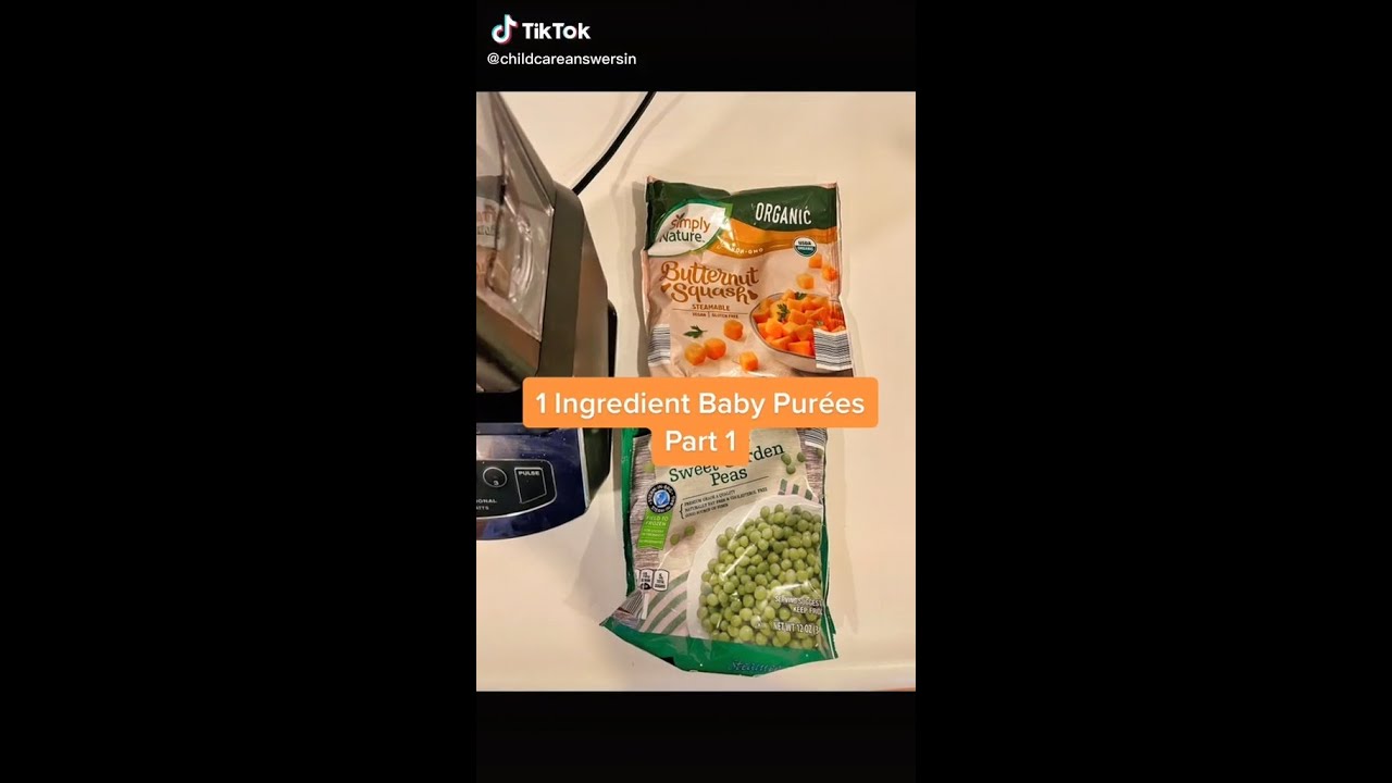 One-Ingredient Baby Food Purees