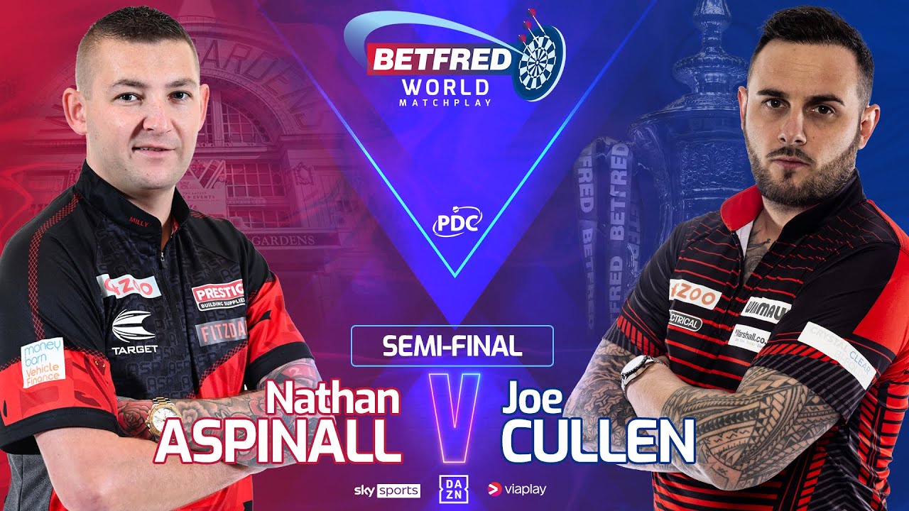 PDC World Matchplay 2023 Semi-Final Nathan Aspinall v Joe Cullen 2023 07 22 HUN