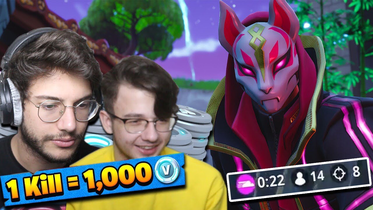 VALESLE 1 KILL=1000 V-BUCKS (Fortnite Battle Royale)