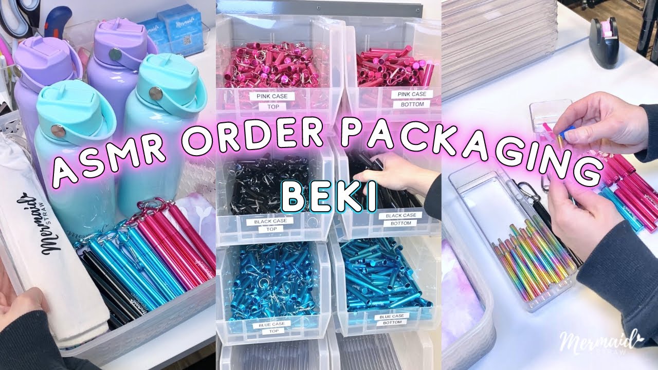 *ASMR Order Packaging!* Packing an order for Beki!