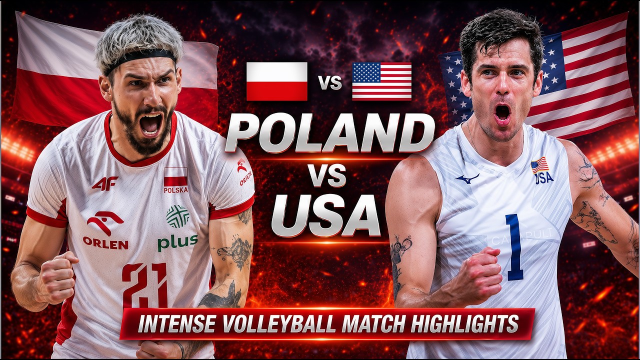 Poland vs USA | Gold Medal Match | Men's VNL 2026