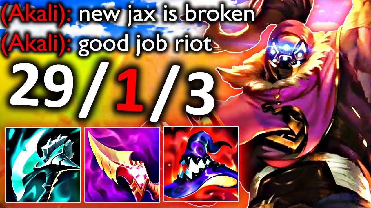 NEW JAX IS TOO BROKEN... GOOD JOB RIOT