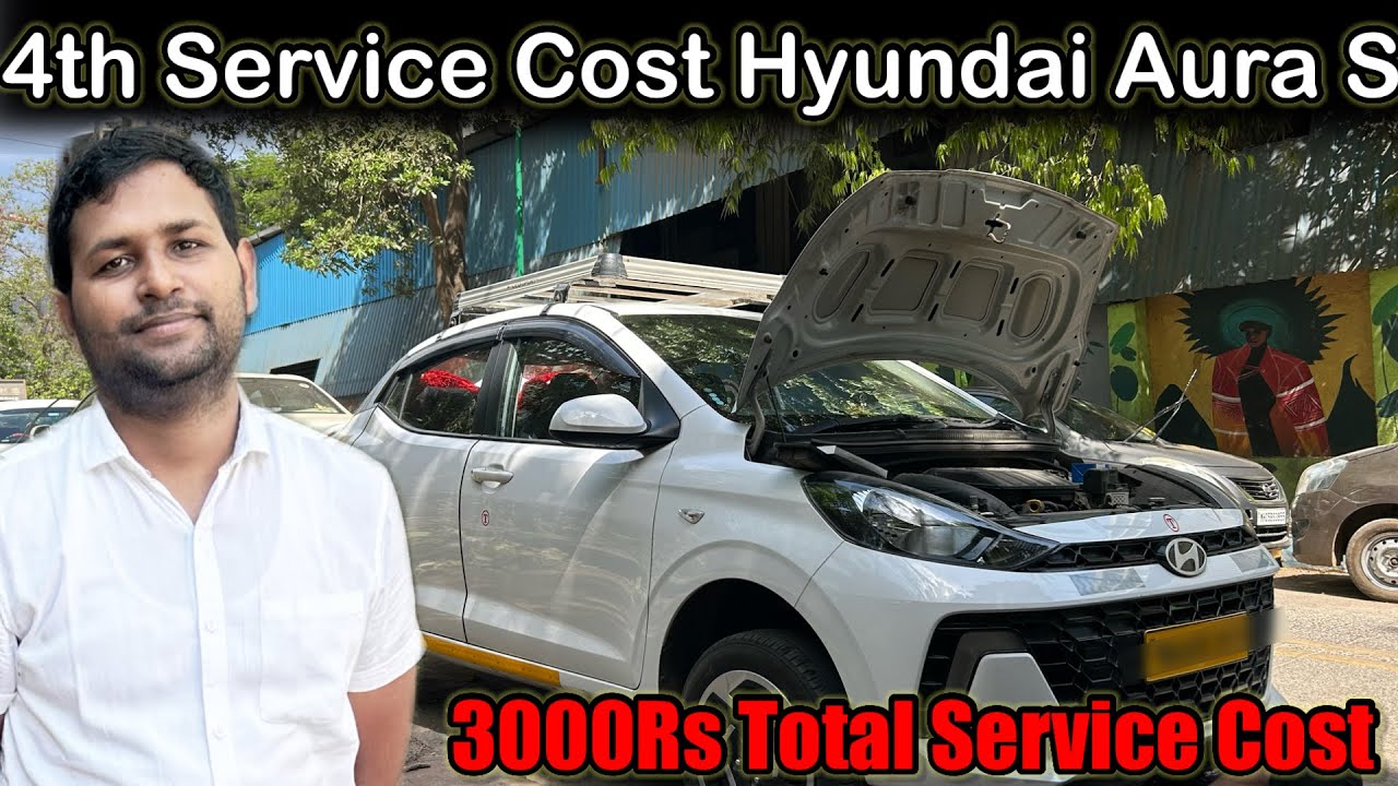 4th Service Hyundai Aura S Vlog! Hyundai Aura S Service Cost! 