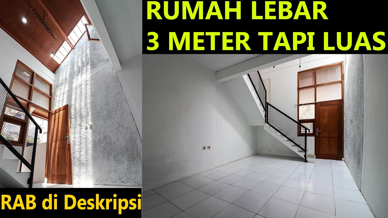 Rumah Lebar 3 METER Tapi Luas